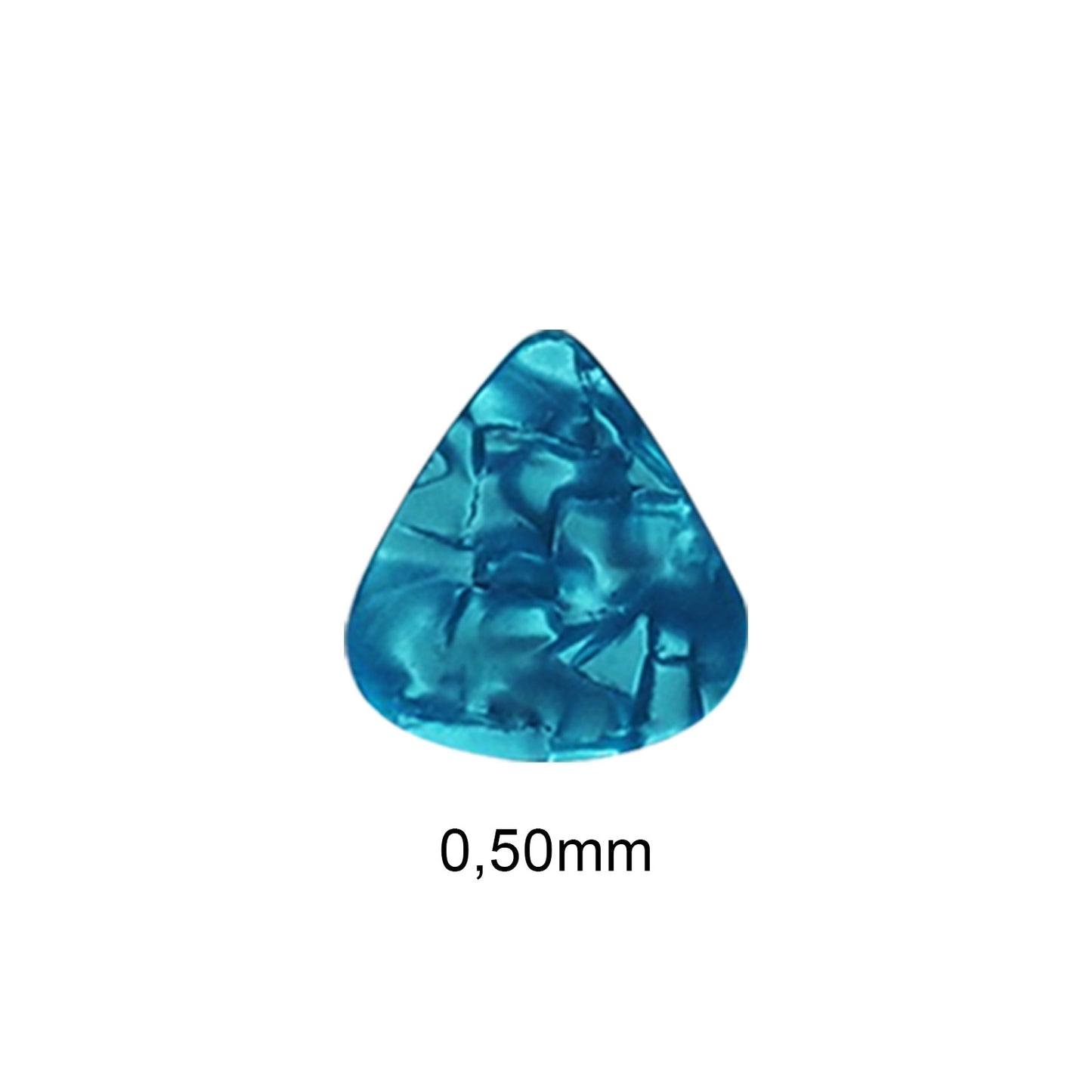Hartplastik-Plektrum Pick 0,50mm Dick