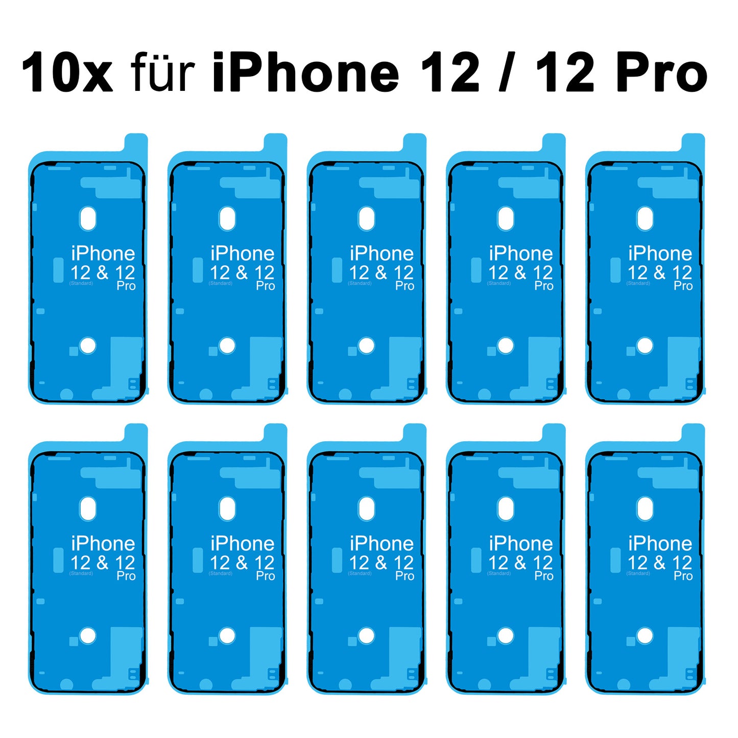 Iphone 12 Display, Iphone 12 Pro Display Klebe rahmen iphone 12, Adhesive Iphone 12, iphone 12 klebepad