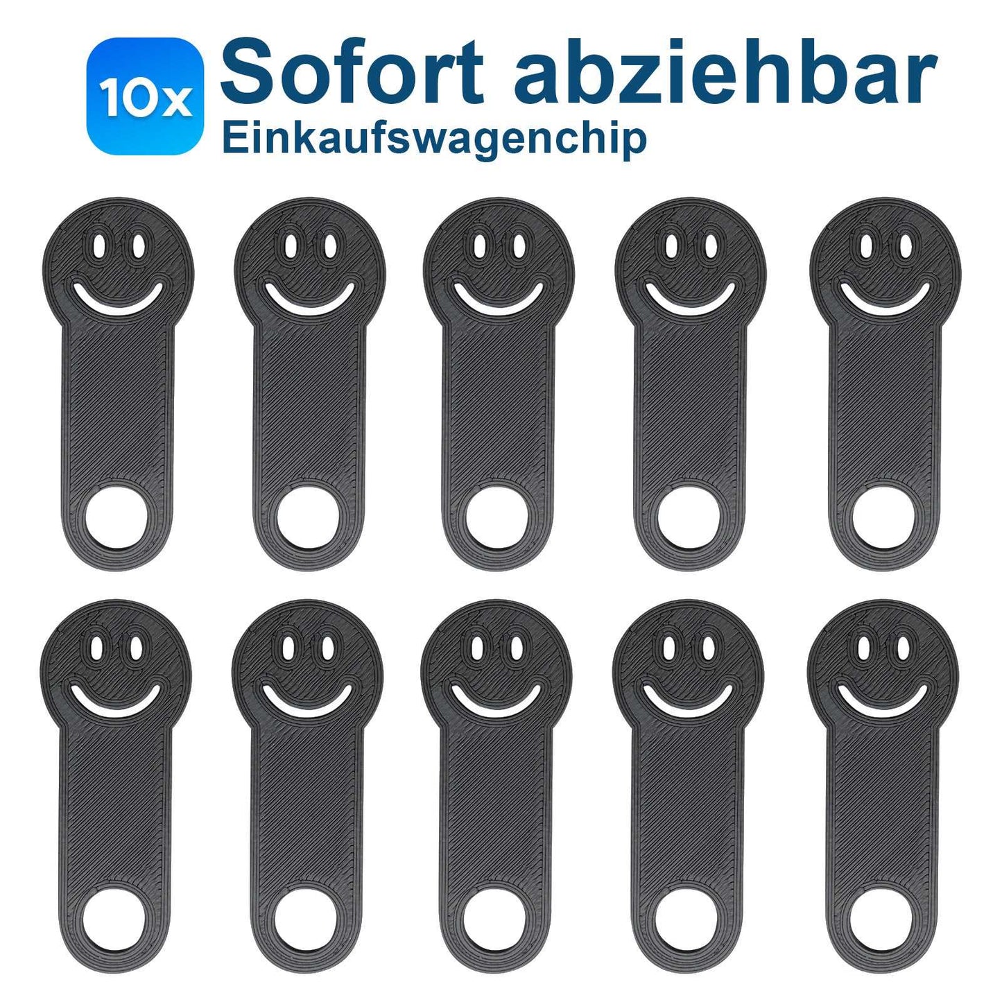 Einkaufswagenchip | Sofort abziehbar | Einkaufswagenlöser und Schlüsselanhänger, jetzt im Dinngs Onlineshop entdecken und bestellen!