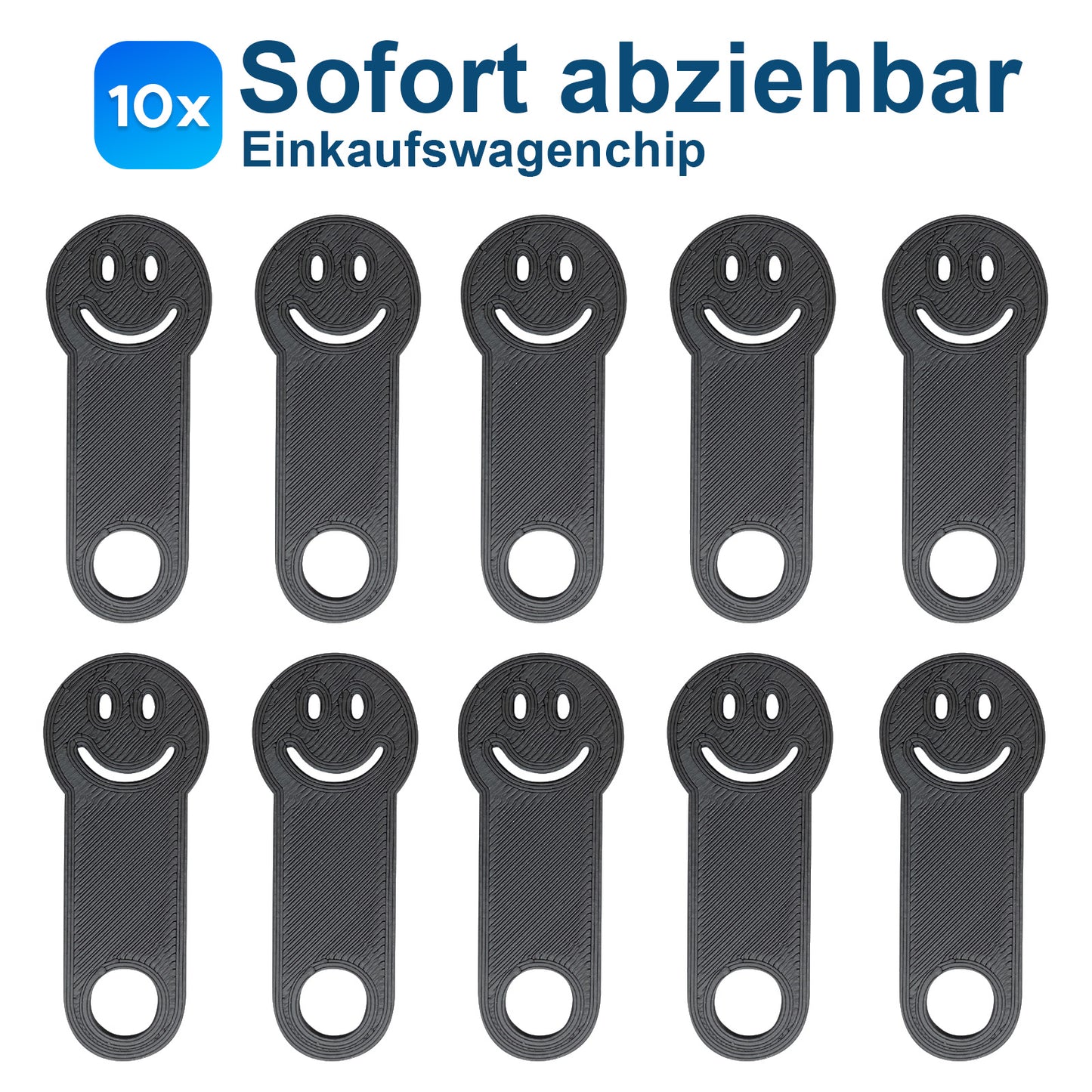Einkaufswagenchip | Sofort abziehbar | Einkaufswagenlöser und Schlüsselanhänger, jetzt im Dinngs Onlineshop entdecken und bestellen!