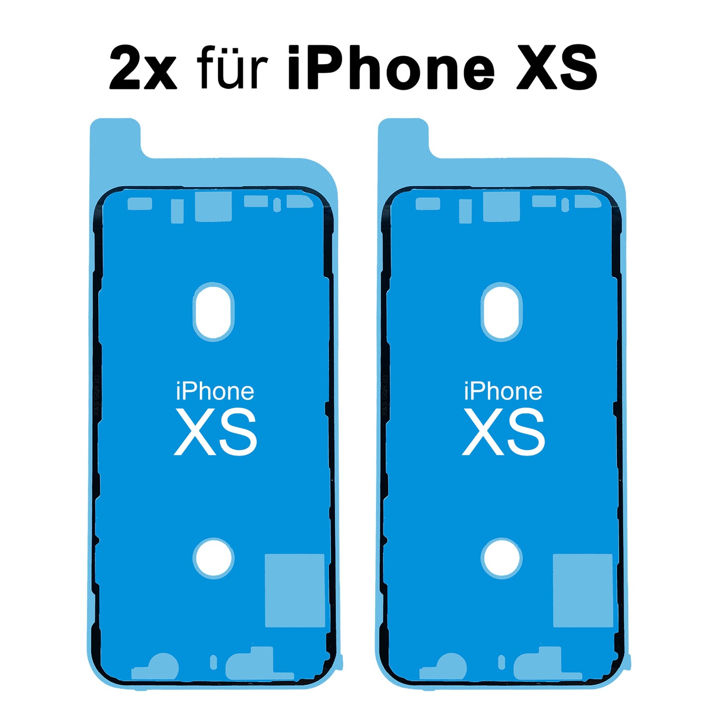 2x Rahmenkleber für das iPhone XS, kleberahmen, Adhesive Wasser Dichtung, jetzt im Dinngs Onlineshop entdecken und bestellen!