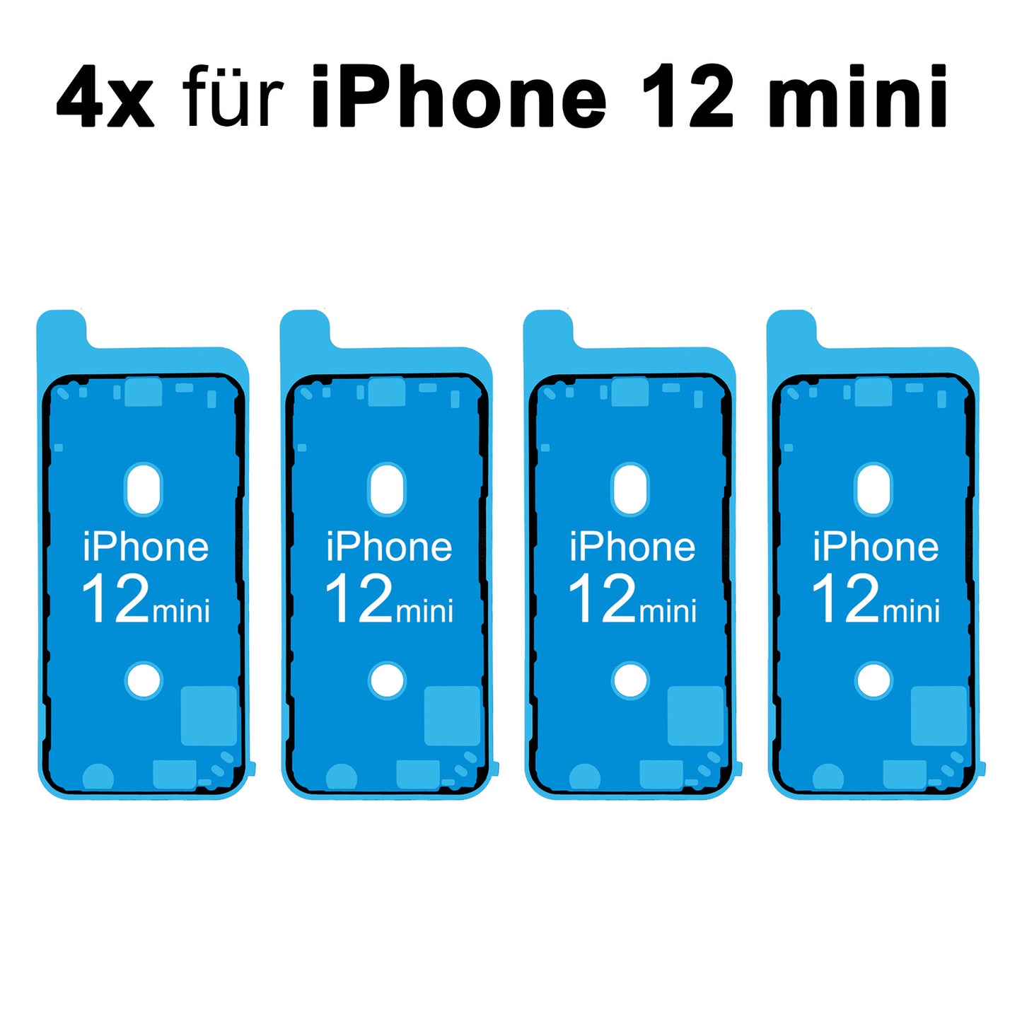 10x Rahmenkleber iPhone 12 mini, kleberahmen, Adhesive Wasser Dichtung, im Dinngs Onlineshop entdecken und bestellen!