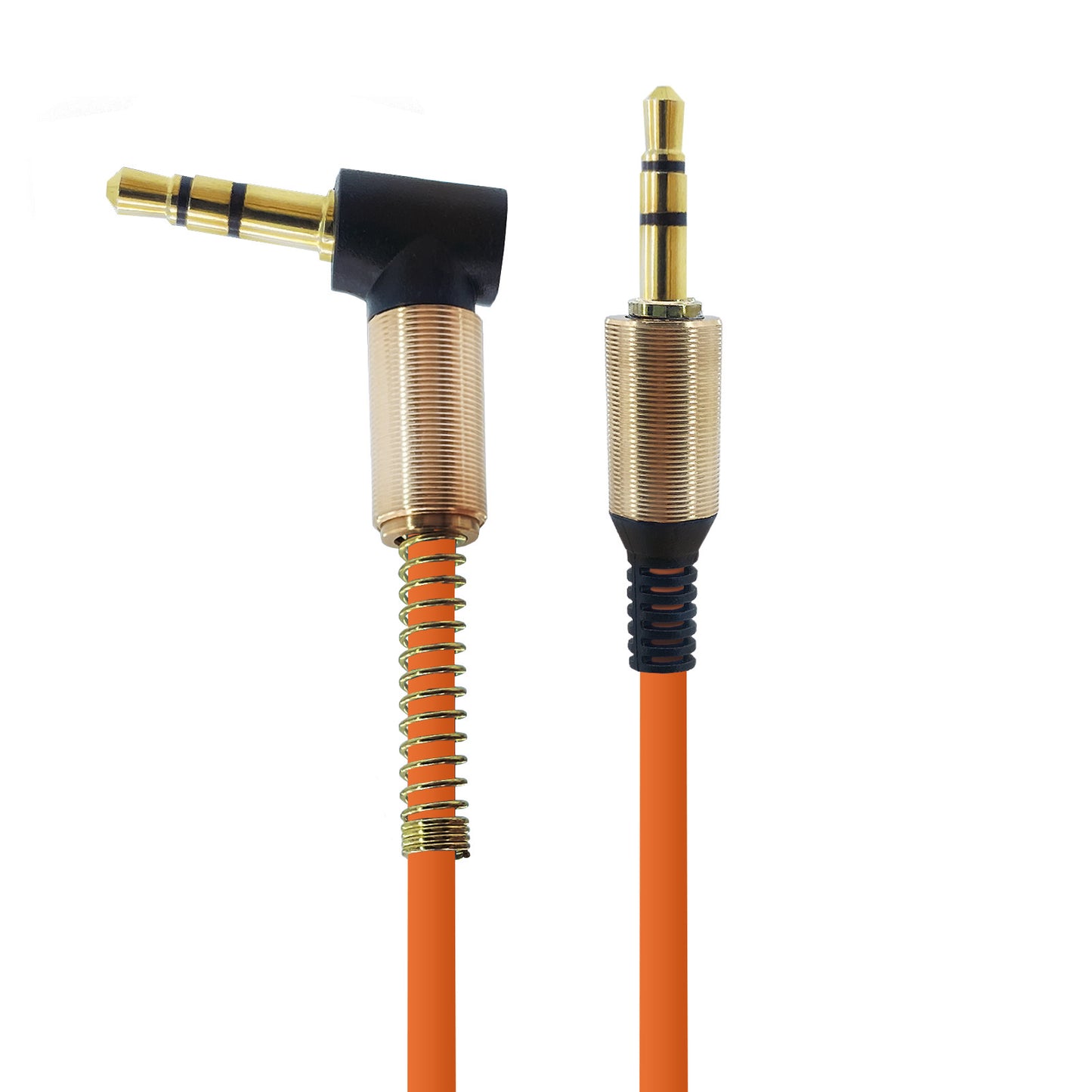 Aux zu Aux 3,5mm 90° 1m ORANGE