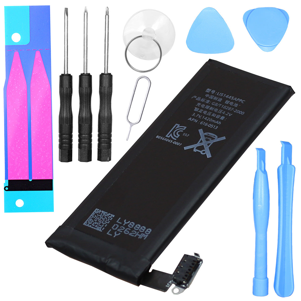 Den kompatiblen ErsatzAkku inklusive Werkzeugset für das Apple Iphone 4, im Dinngs Onlineshop entdecken und bestellen!