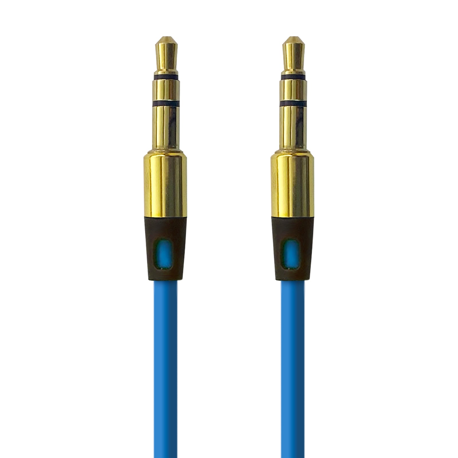 AUX Audio Kabel 1m 3,5mm Blau Klinkenstecker für Stereo MP3 iPhone iPo –  dinngs