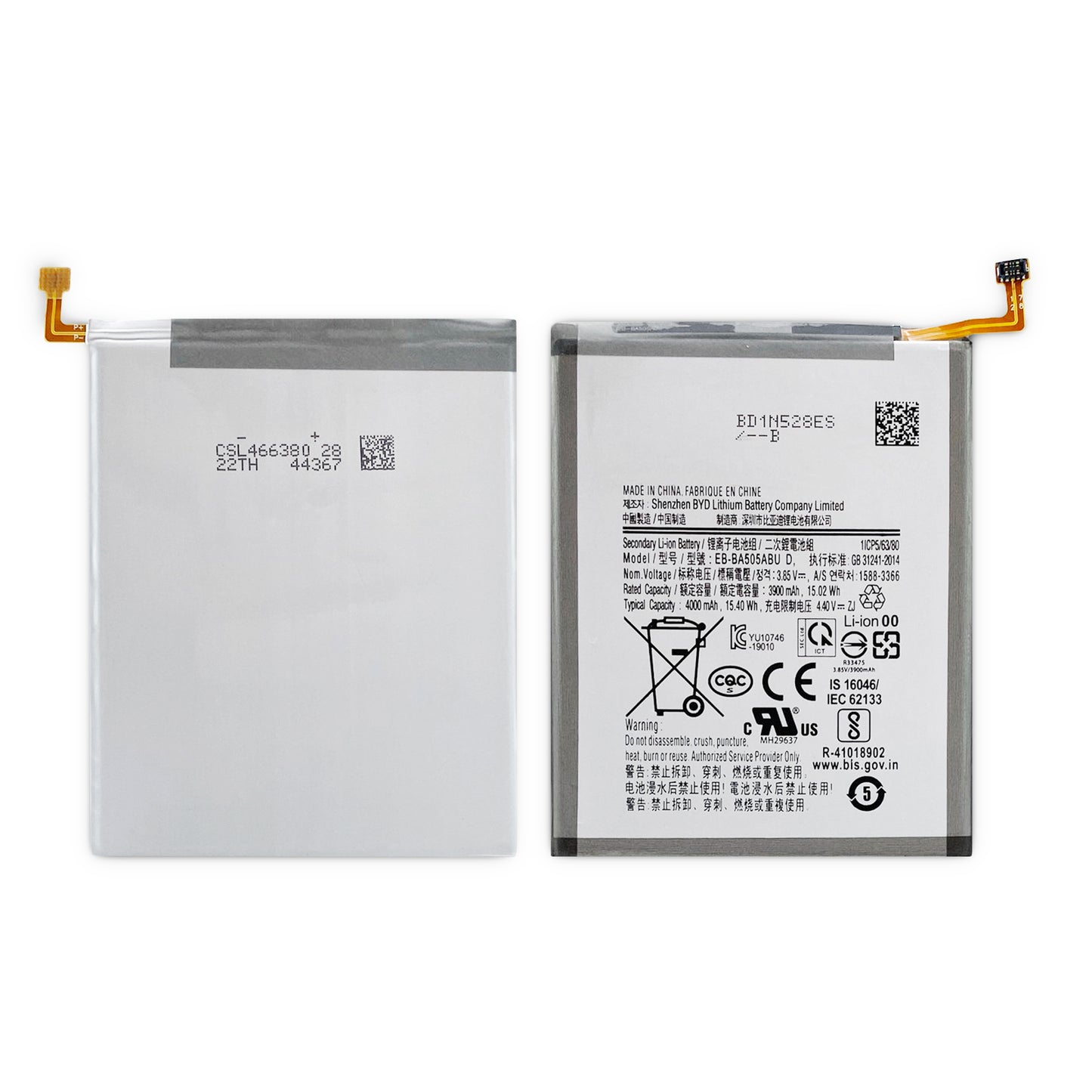 Kaufen Sie jetzt bei Dinngs.de einen hochwertigen EB-BA505ABU Ersatzakku für Ihr Samsung Galaxy A50. Kompatibel mit SM-A505F. Inklusive Werkzeugset