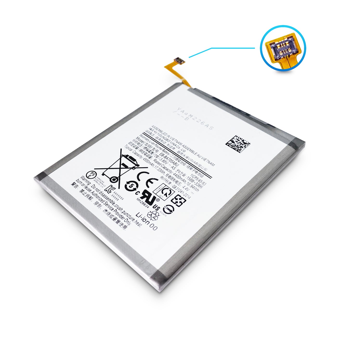 Akku ersetzt Samsung EB-BA705ABU kompatibel zu Galaxy A70 SM-A705F BA705