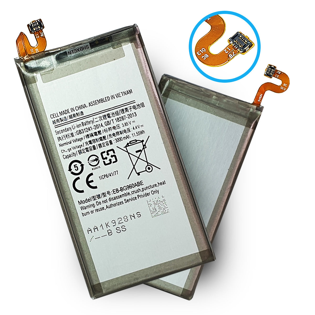Ersatzakku für Samsung Galaxy S9 SM-G960F - EB-BG960ABE