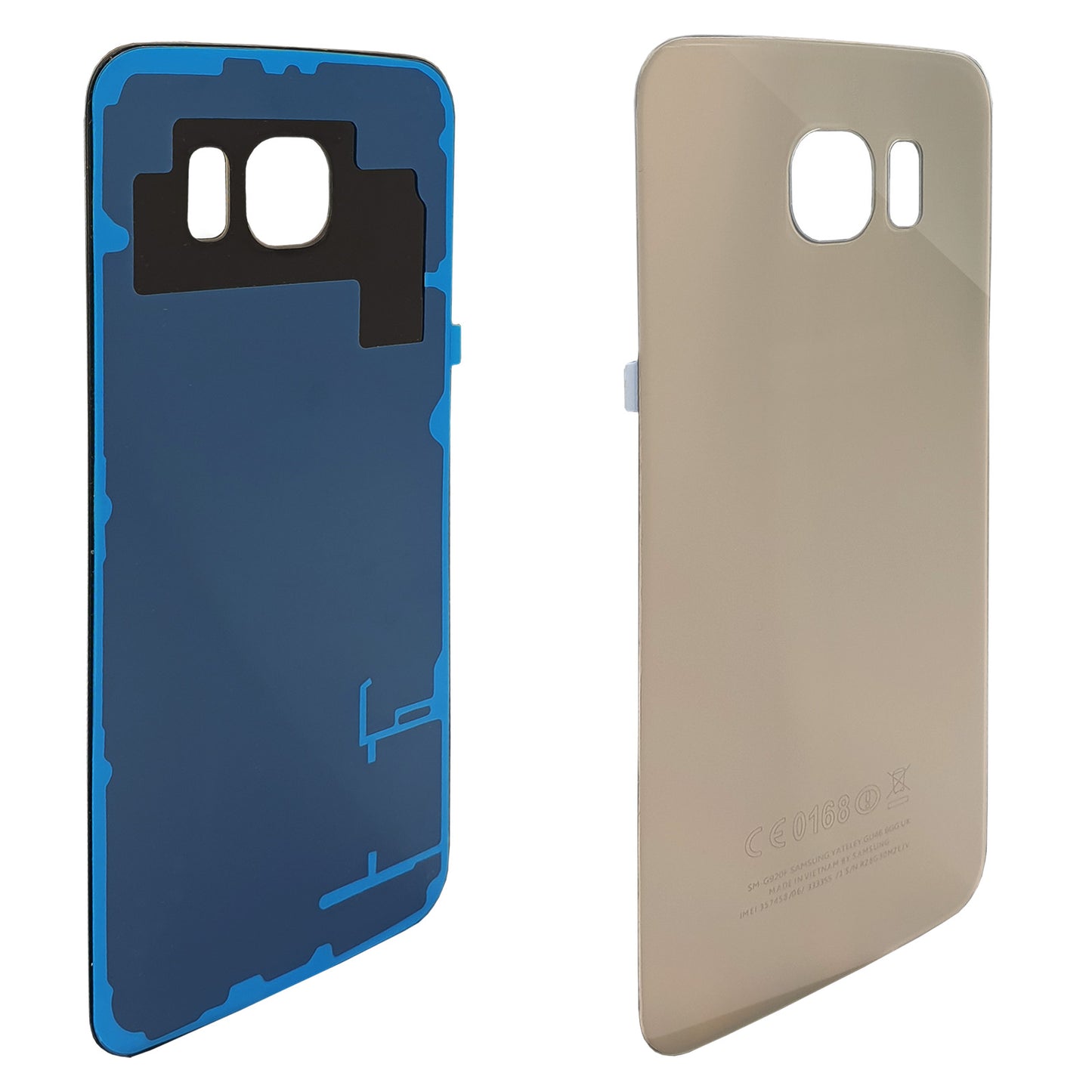 Ersatzakku Akku für Samsung Galaxy S6 SM-G920F EB-BG920ABE + Akkudeckel Gold+ Werkzeug Set / Umbau Kit