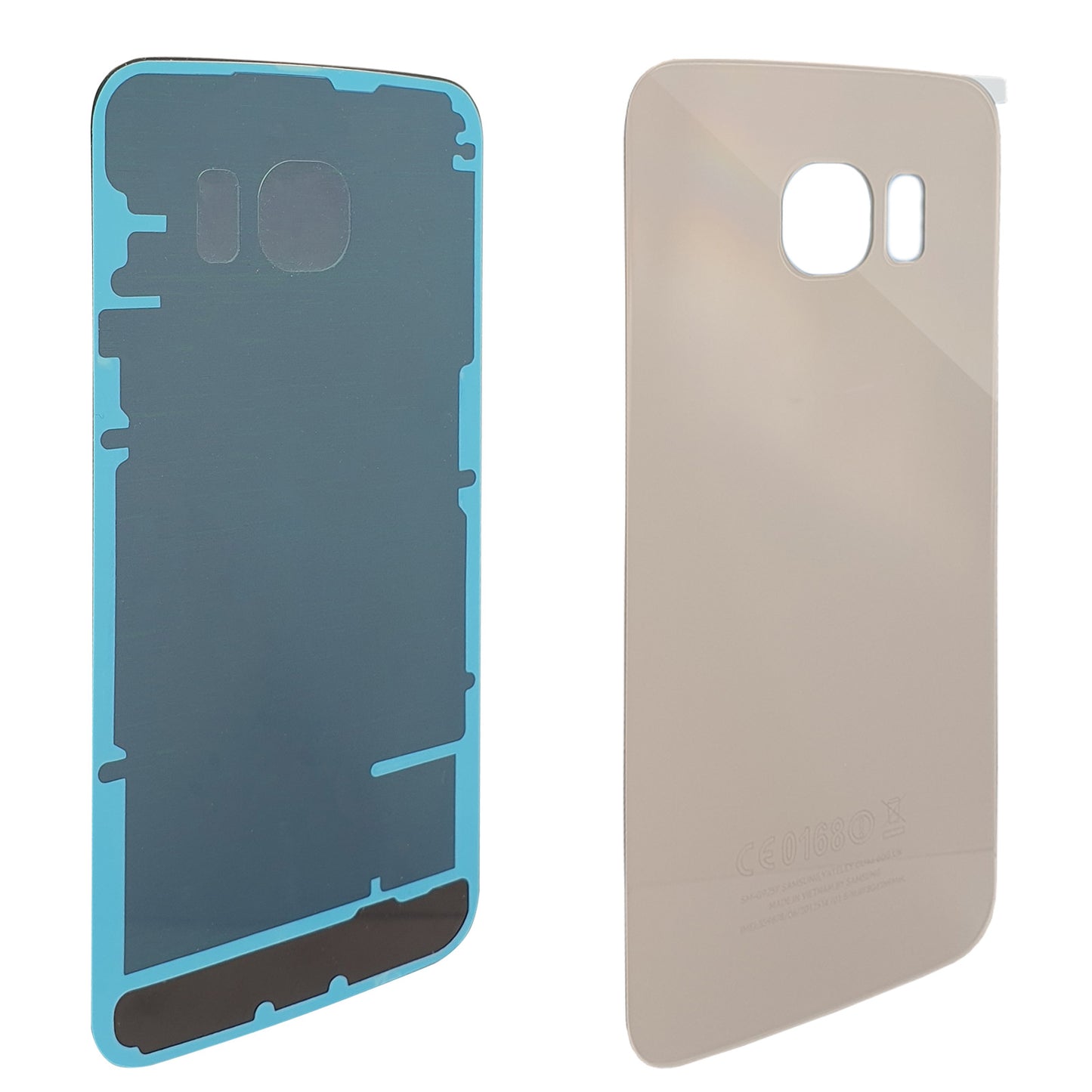 Ersatzakku Akku für Samsung Galaxy S6 Edge SM-G925F EB-BG925ABE + Akkudeckel Gold + Werkzeug Set / Umbau Kit