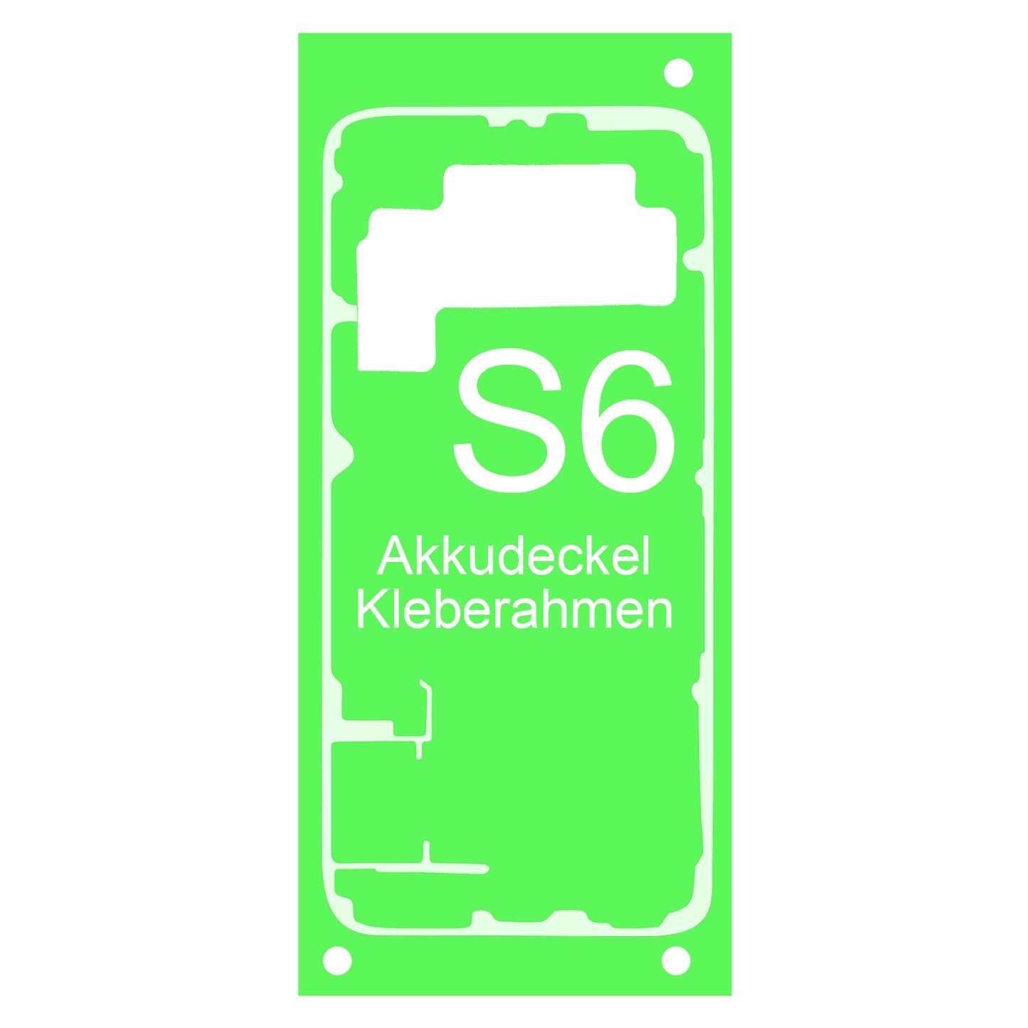 Kleberahmen für Samsung Galaxy S6