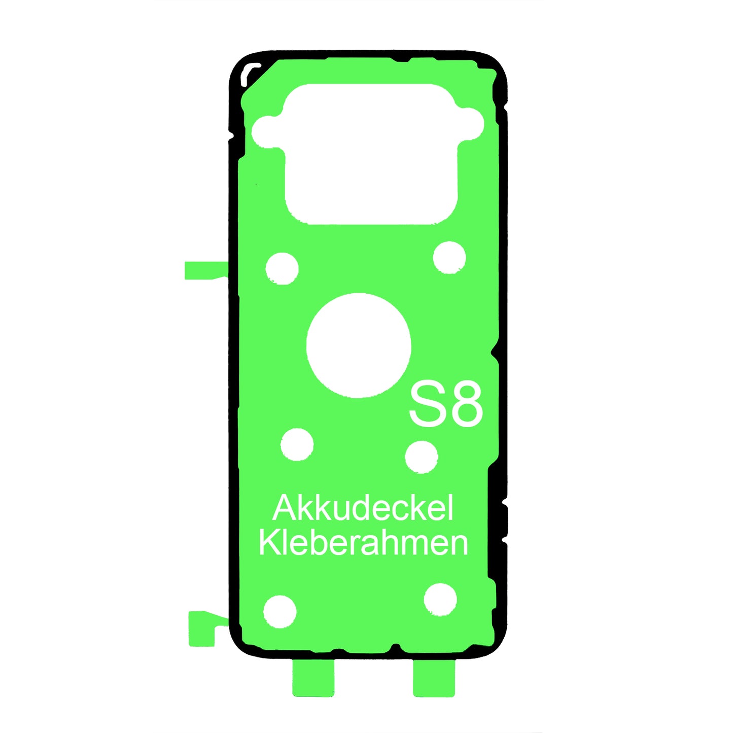 Samsung S8 Kleberahmen