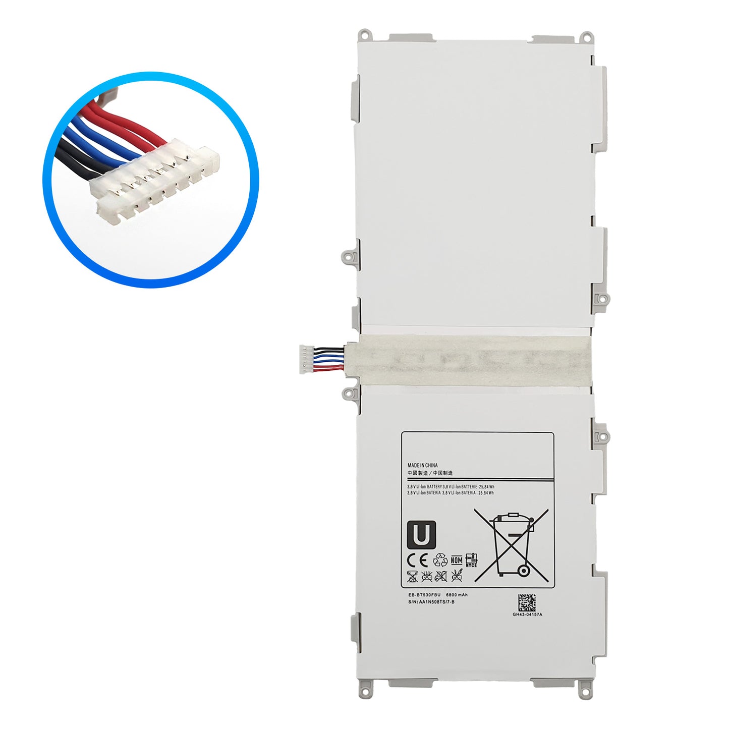 Akku ersetzt Samsung Galaxy Tab 4 10.1 SM-T530