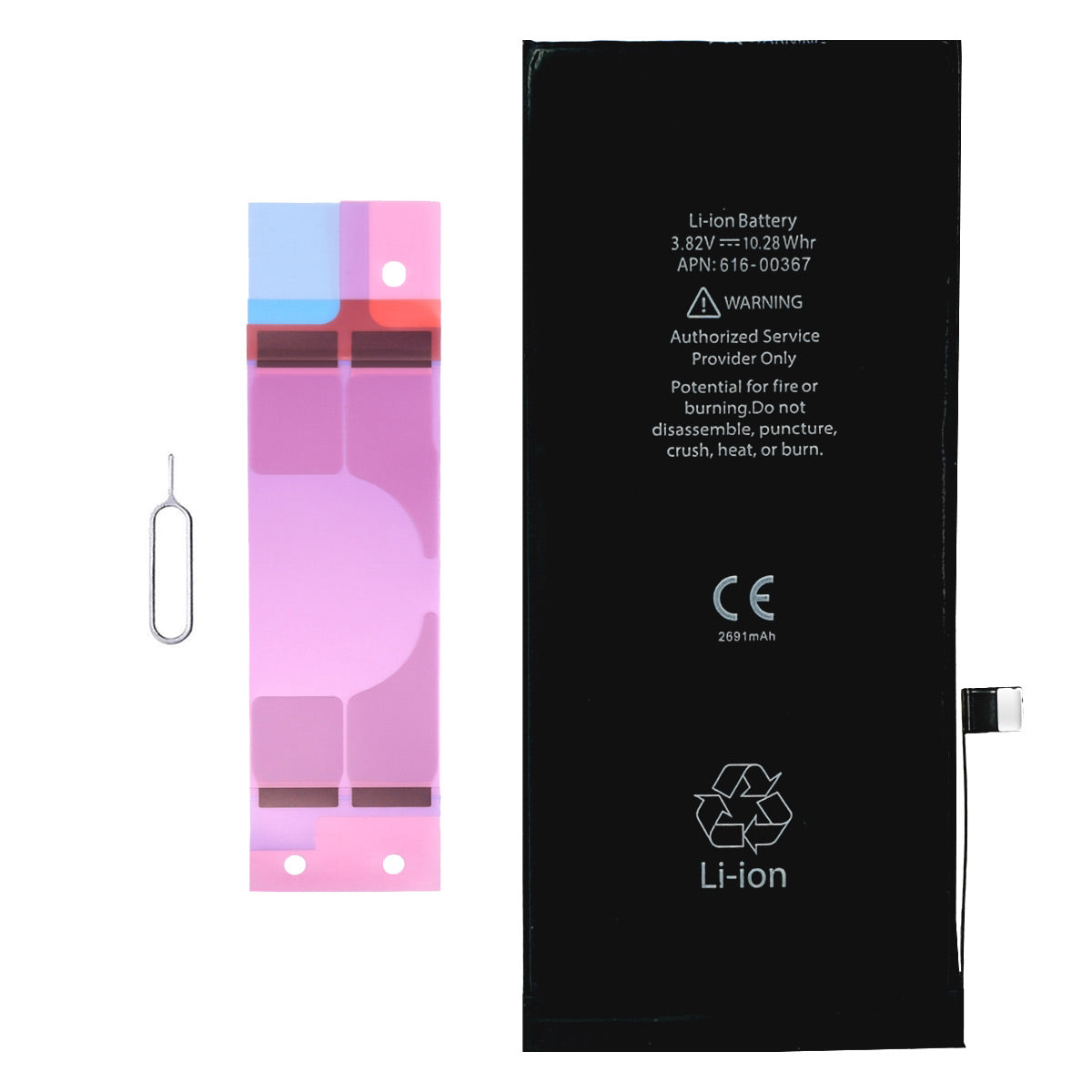 Auf Dinngs.de finden Sie den passenden Ersatzakku für Ihr iPhone 8 Plus. Der Ersatzakku ersetzt den APN 616-00361 und wird mit einem Klebestreifen geliefert, besuchen sie uns jetzt!