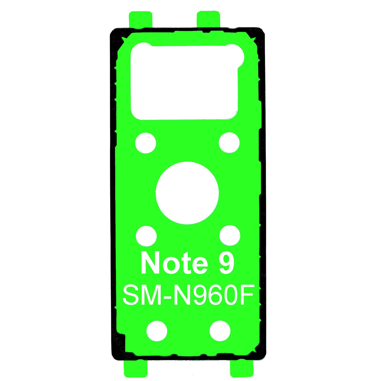 10x Rahmenkleber für das Samsung Galaxy note 9 SM-N960F, Klebepad, Adhesive Wasser Dichtung, im Dinngs Onlineshop entdecken und bestellen!