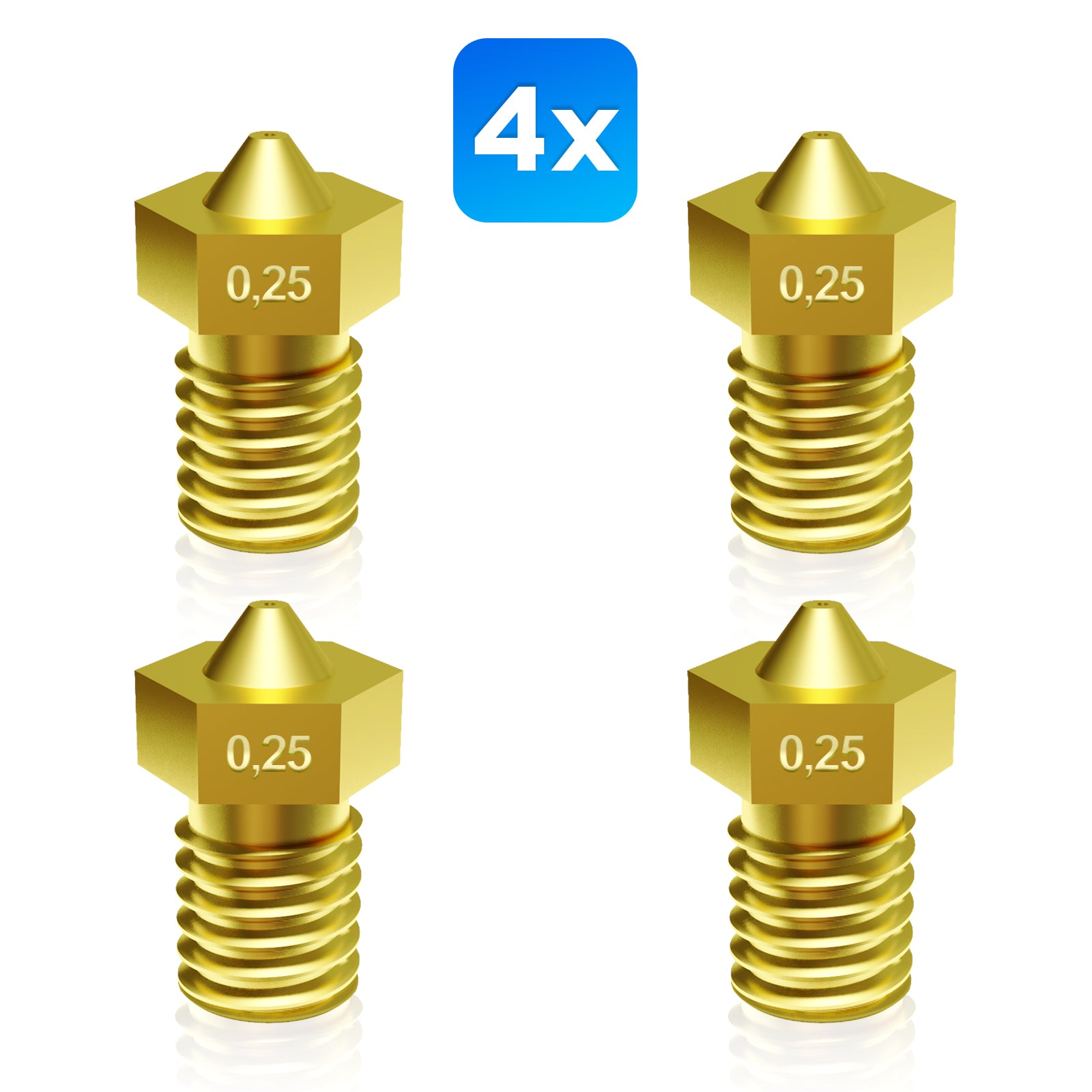 Nozzle Düse für 3D Drucker 0,4mm Extruder Druckkopf für 1,75mm 3mm Filament, jetzt im Dinngs Onlineshop entdecken und bestellen!