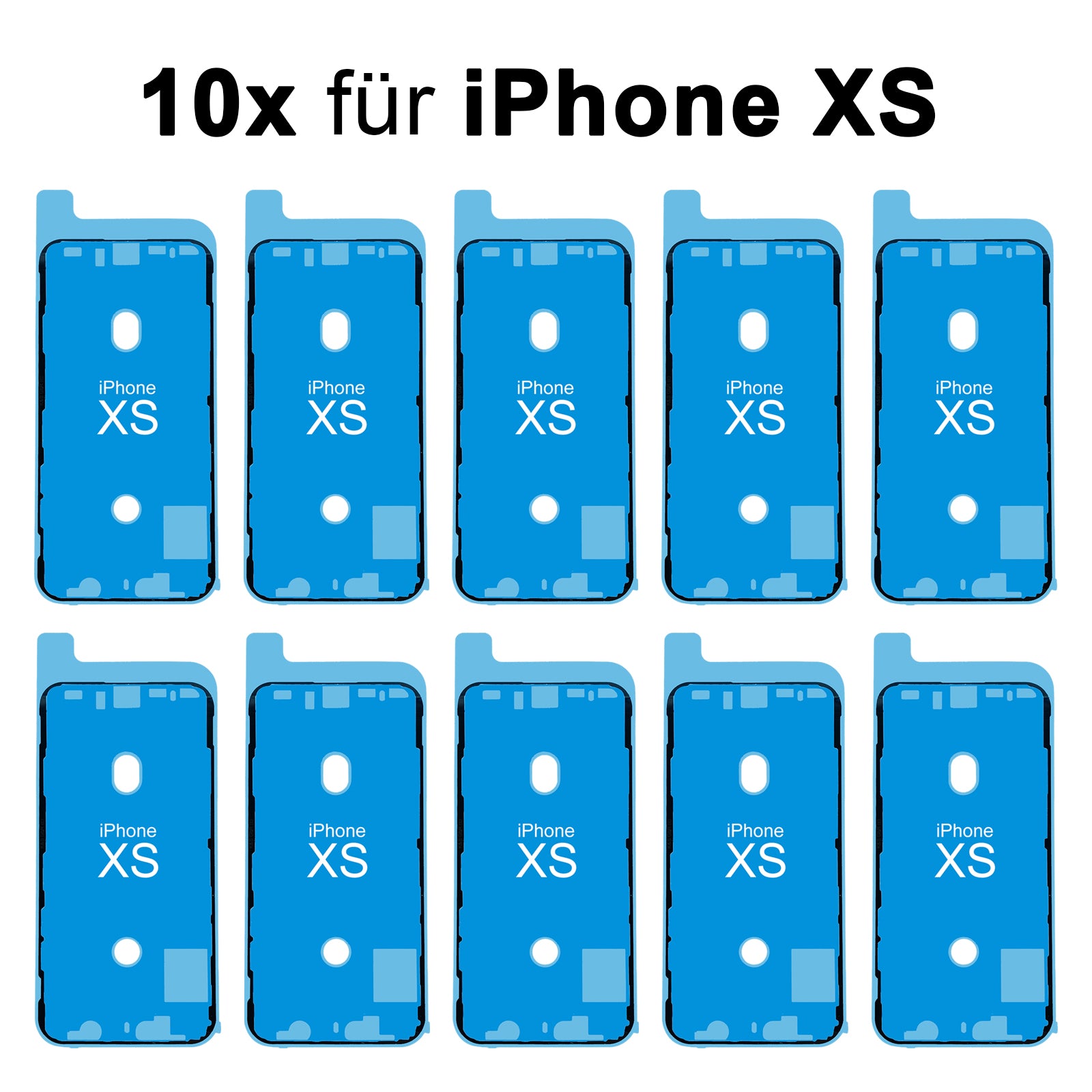10x Rahmenkleber für das iPhone XS, kleberahmen, Adhesive Wasser Dichtung, jetzt im Dinngs Onlineshop entdecken und bestellen!