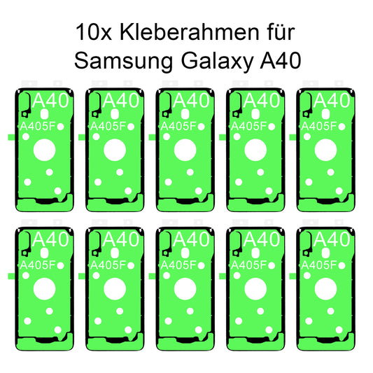 Samsung Galaxy A40 SM-A405F Rahmen Kleber Klebepad Adhesive Wasser Dichtung Kleberahmen Rahmenkleber