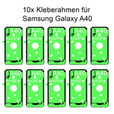 Samsung Galaxy A40 SM-A405F Rahmen Kleber Klebepad Adhesive Wasser Dichtung Kleberahmen Rahmenkleber