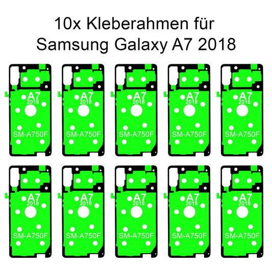 10x Rahmenkleber für das Samsung Galaxy  A7 2018 SM-A750F, Klebepad, Adhesive Wasser Dichtung, im Dinngs Onlineshop entdecken und bestellen!