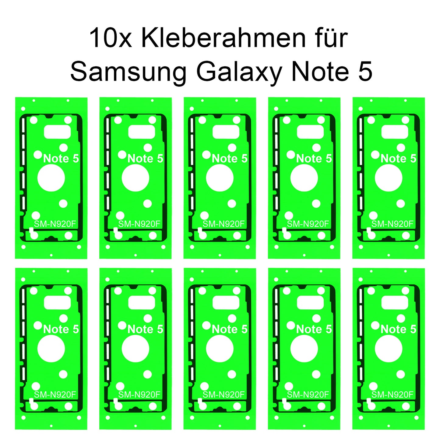 10x Rahmenkleber für das Samsung Galaxy note 5 SM-N920F, Klebepad, Adhesive Wasser Dichtung, im Dinngs Onlineshop entdecken und bestellen!