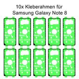 10x Samsung Galaxy Note 8 SM-N950F Rahmen Kleber Klebepad Adhesive Wasser Dichtung Kleberahmen Rahmenkleber