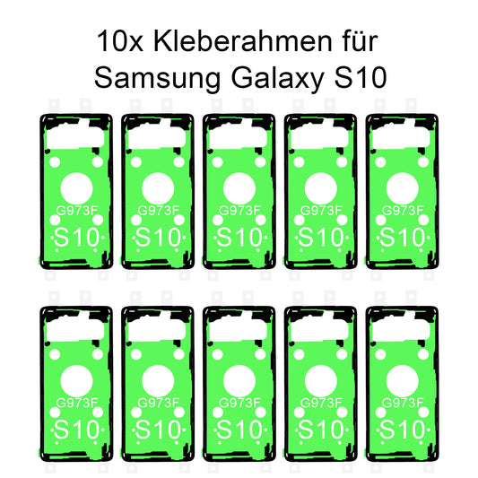 10x von unsern Samsung Galaxy S10 G973F Kleberahmen, jetzt im Dinngsonline Shop entdecken und bestellen!