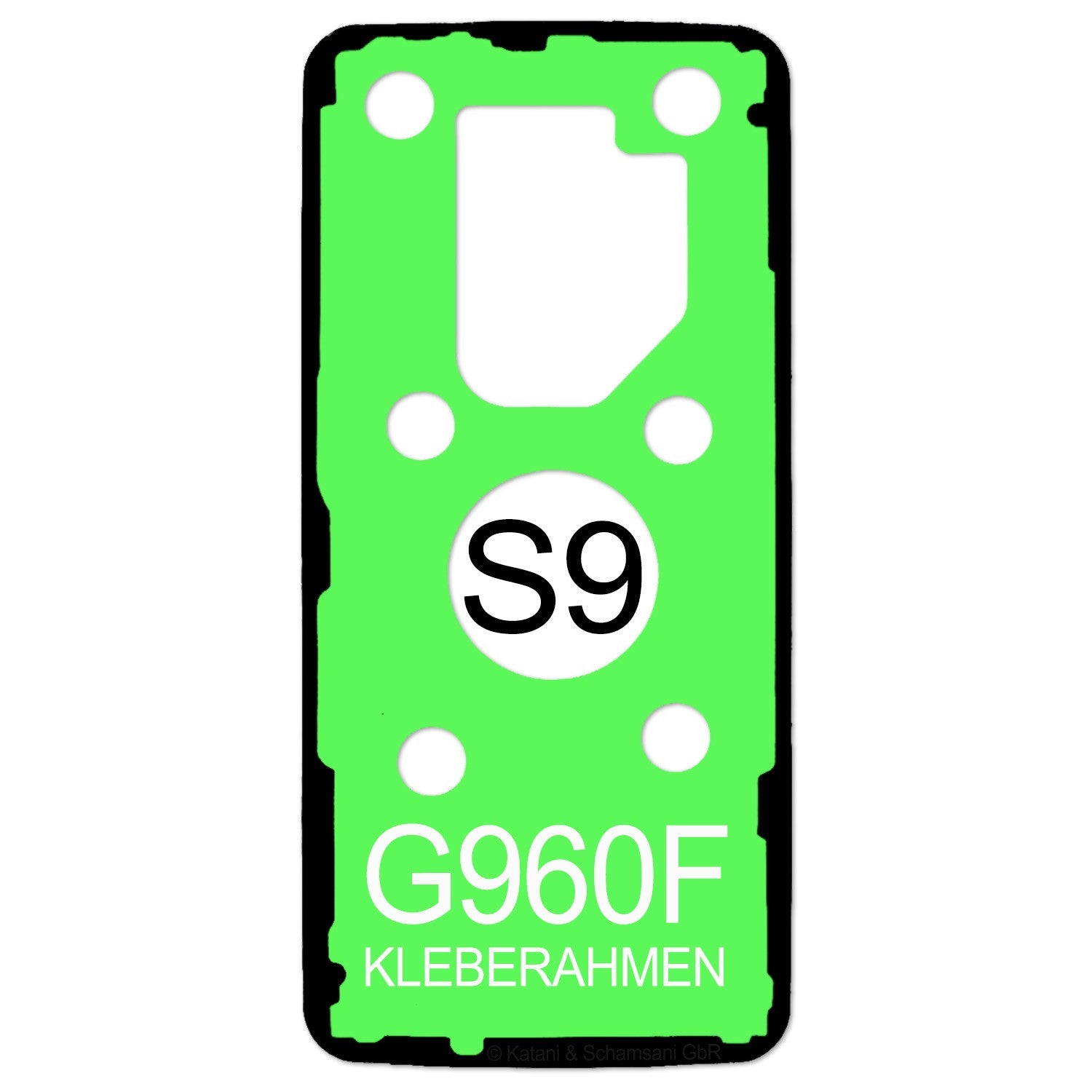 Samsung Galaxy S9 - G960F Kleberahmen