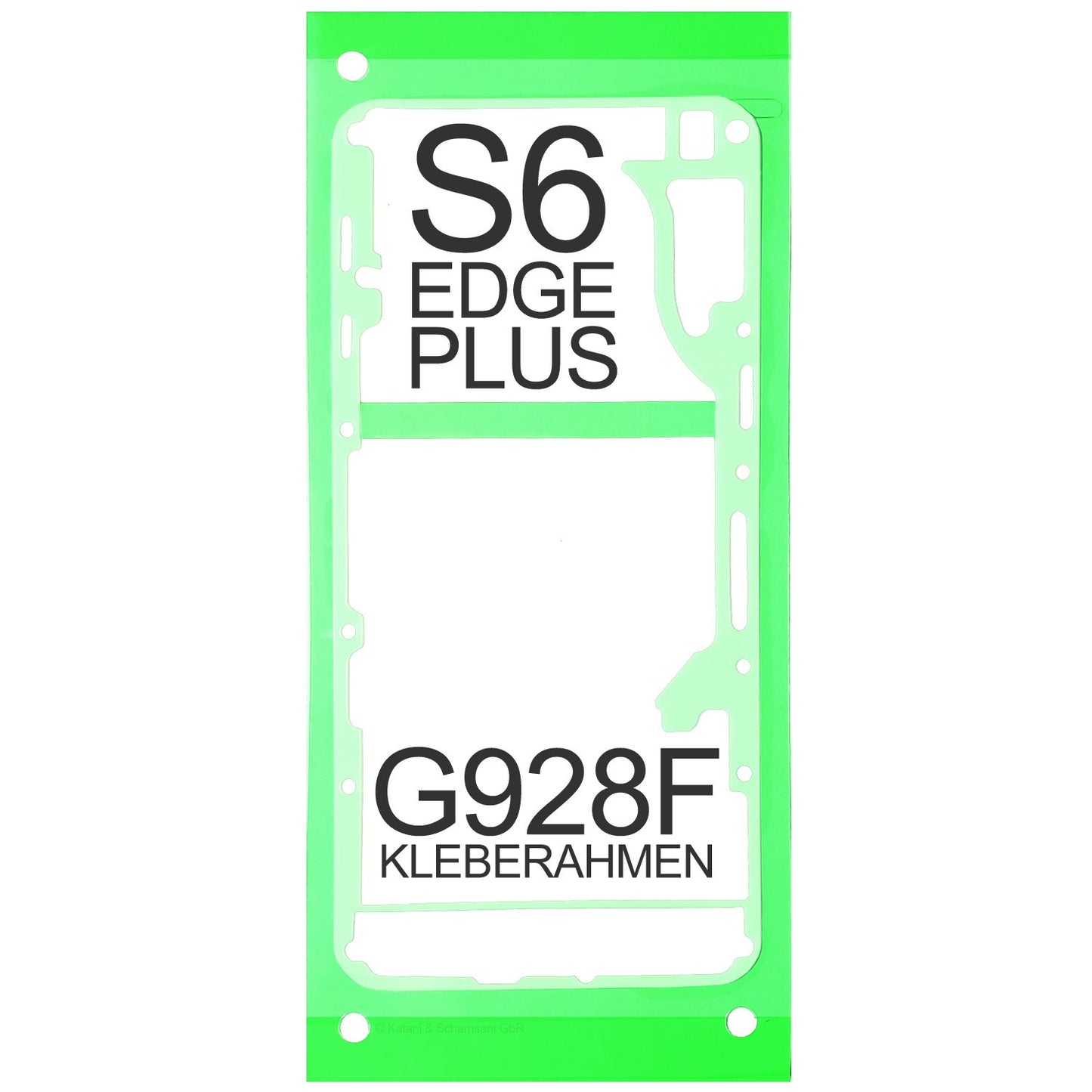 Samsung Galaxy S6 Edge Plus G928F Rahmen Kleber Klebepad Kleberahmen Rahmenkleber - dinngs