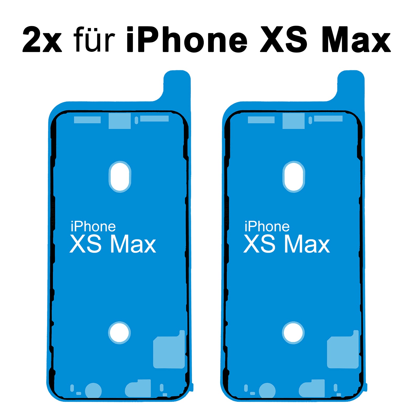 2x Rahmenkleber für das iPhone XS Max, kleberahmen, Adhesive Wasser Dichtung, jetzt im Dinngs Onlineshop entdecken und bestellen!