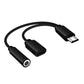 2x 2 in 1 USB C auf 3,5 mm Klinke AUX Adapter. Stereo Audio-Adapter optimal für, Verstärker, Musikbox, AUX- Audioeingang im Auto, im DInngs Onlineshop!