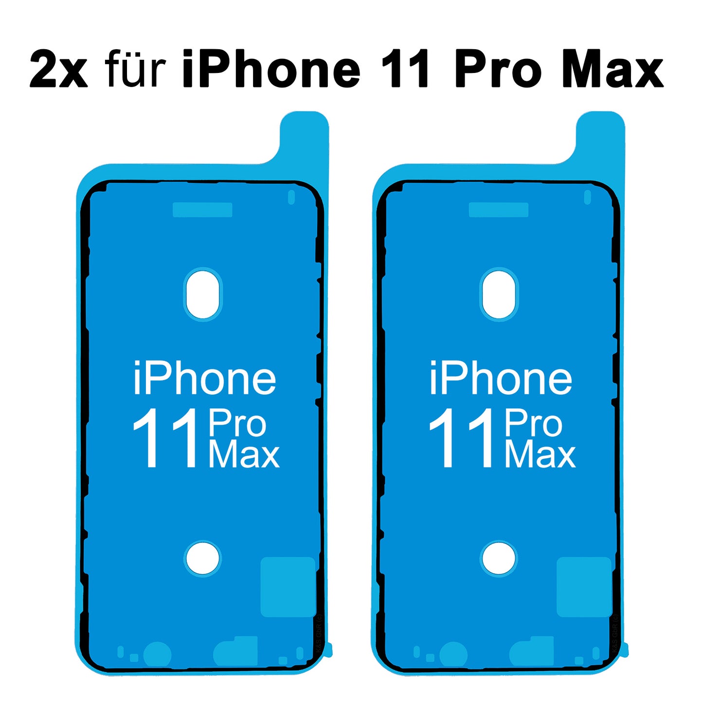 2x Rahmenkleber iPhone 11 Pro Max. kleberahmen, Adhesive Wasser Dichtung, Display Klebepad, jetzt im Dinngs Onlineshop entdecken und bestellen!