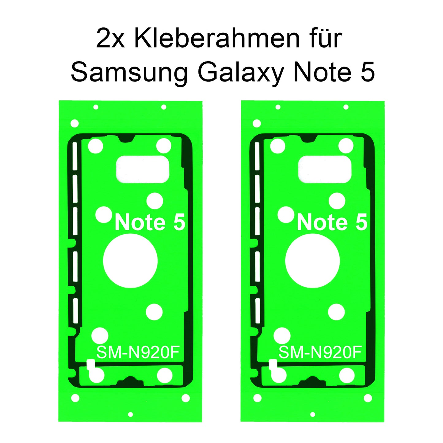 2x Rahmenkleber für das Samsung Galaxy note 5 SM-N920F, Klebepad, Adhesive Wasser Dichtung, im Dinngs Onlineshop entdecken und bestellen!