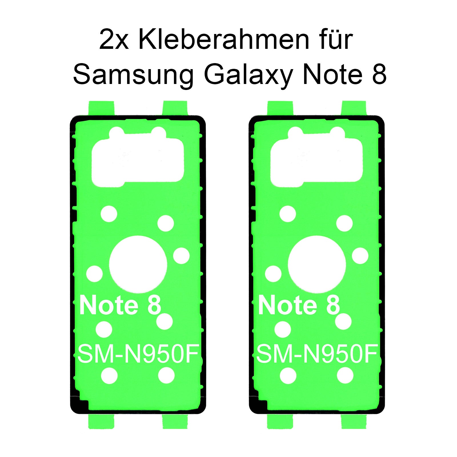 2x Rahmenkleber für das Samsung Galaxy note 8 SM-N960F, Klebepad, Adhesive Wasser Dichtung, im Dinngs Onlineshop entdecken und bestellen!