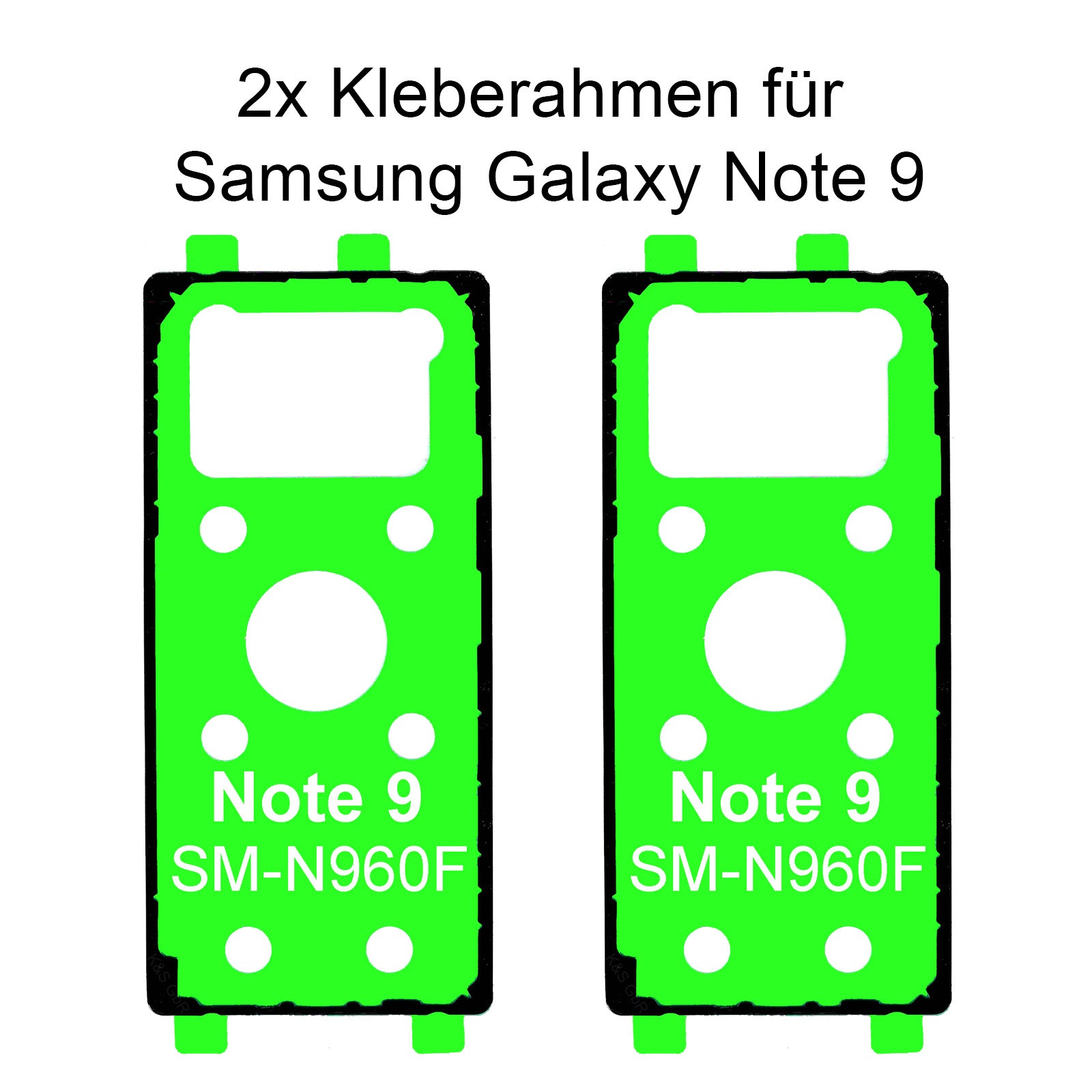 2x Rahmenkleber für das Samsung Galaxy note 9 SM-N960F, Klebepad, Adhesive Wasser Dichtung, im Dinngs Onlineshop entdecken und bestellen!