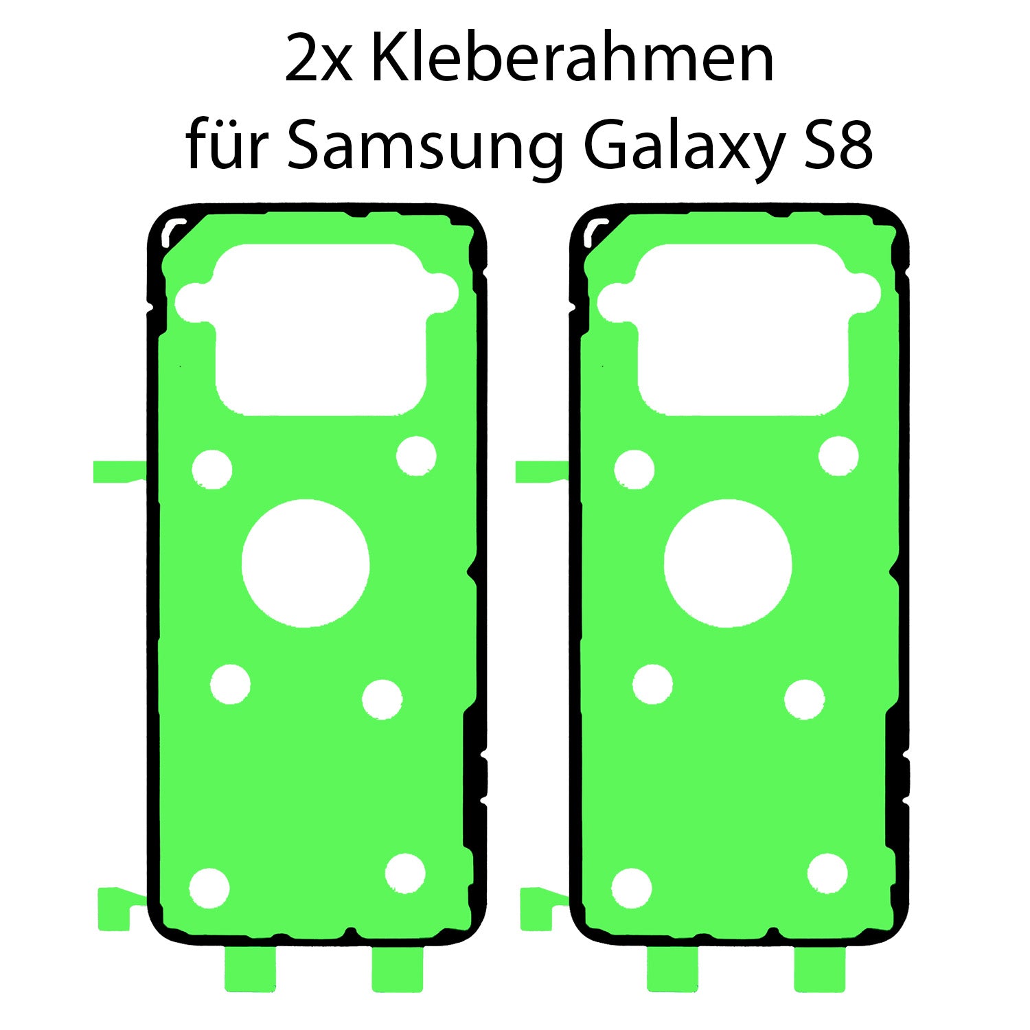 Samsung S8 Kleberahmen