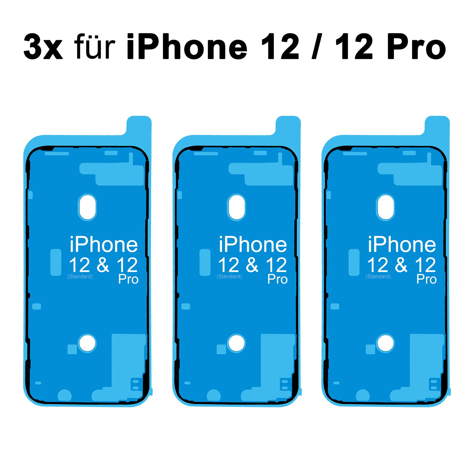 Iphone 12 Display, Iphone 12 Pro Display Klebe rahmen iphone 12,  Adhesive Iphone 12, iphone 12 klebepad