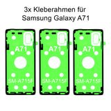 3x Rahmenkleber für das Samsung Galaxy  A71 SM-A715F, Klebepad, Adhesive Wasser Dichtung, im Dinngs Onlineshop entdecken und bestellen!