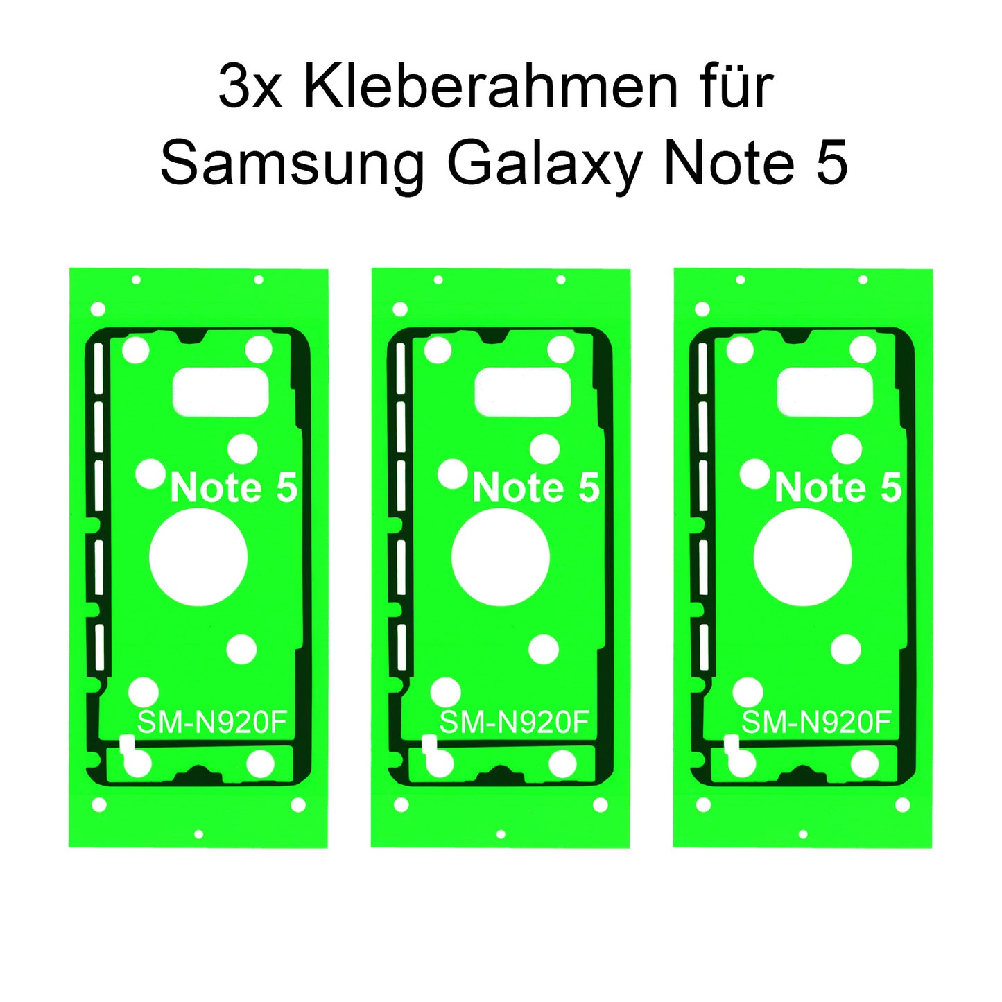 3x Rahmenkleber für das Samsung Galaxy note 5 SM-N920F, Klebepad, Adhesive Wasser Dichtung, im Dinngs Onlineshop entdecken und bestellen!