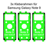 3x Rahmenkleber für das Samsung Galaxy note 9 SM-N960F, Klebepad, Adhesive Wasser Dichtung, im Dinngs Onlineshop entdecken und bestellen!