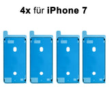 4x iPhone 7 Rahmen Display Kleber Klebepad Adhesive Glue Schwarz Wasser Dichtung Kleberahmen - dinngs