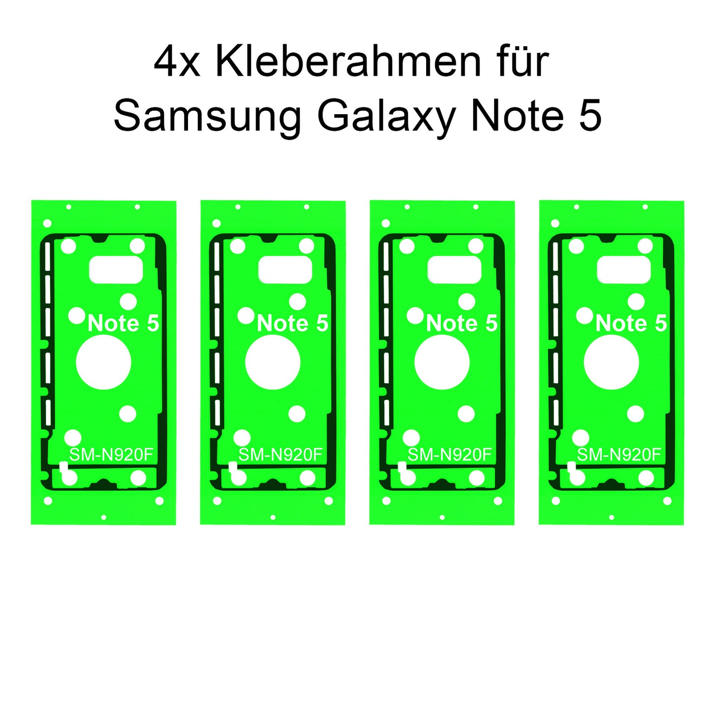 4x Rahmenkleber für das Samsung Galaxy note 5 SM-N920F, Klebepad, Adhesive Wasser Dichtung, im Dinngs Onlineshop entdecken und bestellen!