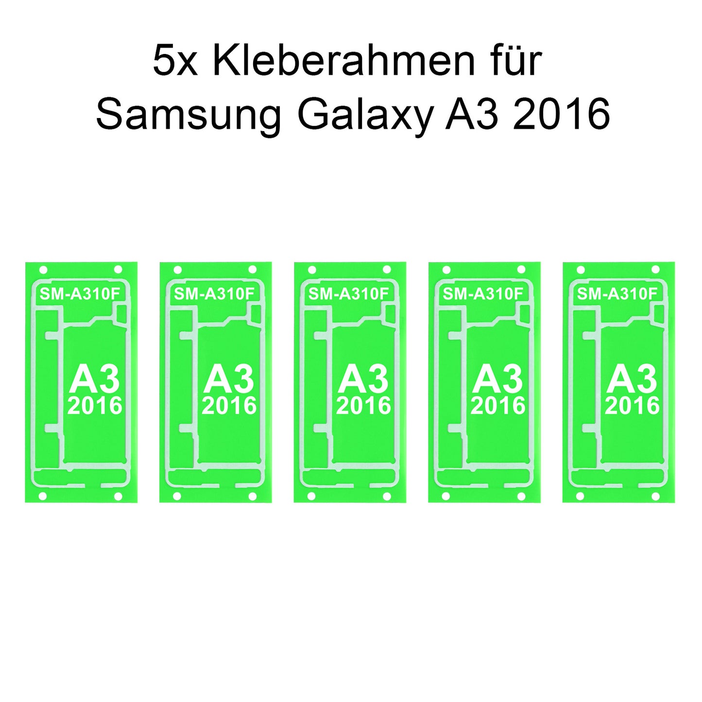 5x Kleberahmen für das Samsung Galaxy A23 2016, SM-A310. Klebepad, Adhesive Wasser Dichtung, im Dinngs Onlineshop entdecken und bestellen!
