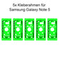 5x Rahmenkleber für das Samsung Galaxy note 5 SM-N920F, Klebepad, Adhesive Wasser Dichtung, im Dinngs Onlineshop entdecken und bestellen!