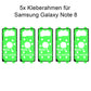 5x Rahmenkleber für das Samsung Galaxy note 8 SM-N960F, Klebepad, Adhesive Wasser Dichtung, im Dinngs Onlineshop entdecken und bestellen!