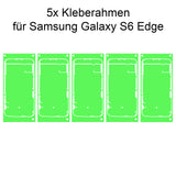 5x Samsung Galaxy S6 Edge Rahmen Kleber Klebepad Adhesive Kleberahmen - dinngs