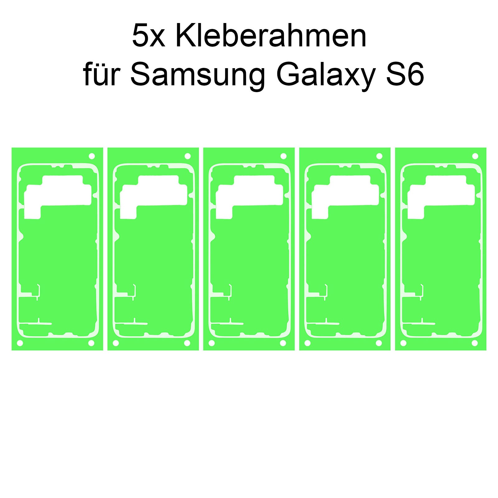 5x Samsung Galaxy S6 Rahmen Display Kleber Klebepad Adhesive Wasser Dichtung Kleberahmen Rahmenkleber - dinngs