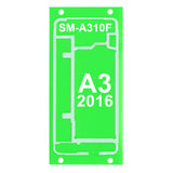Samsung Galaxy A3 2016 SM-A310 Rahmen Kleber Klebepad Adhesive Wasser Dichtung Kleberahmen Rahmenkleber