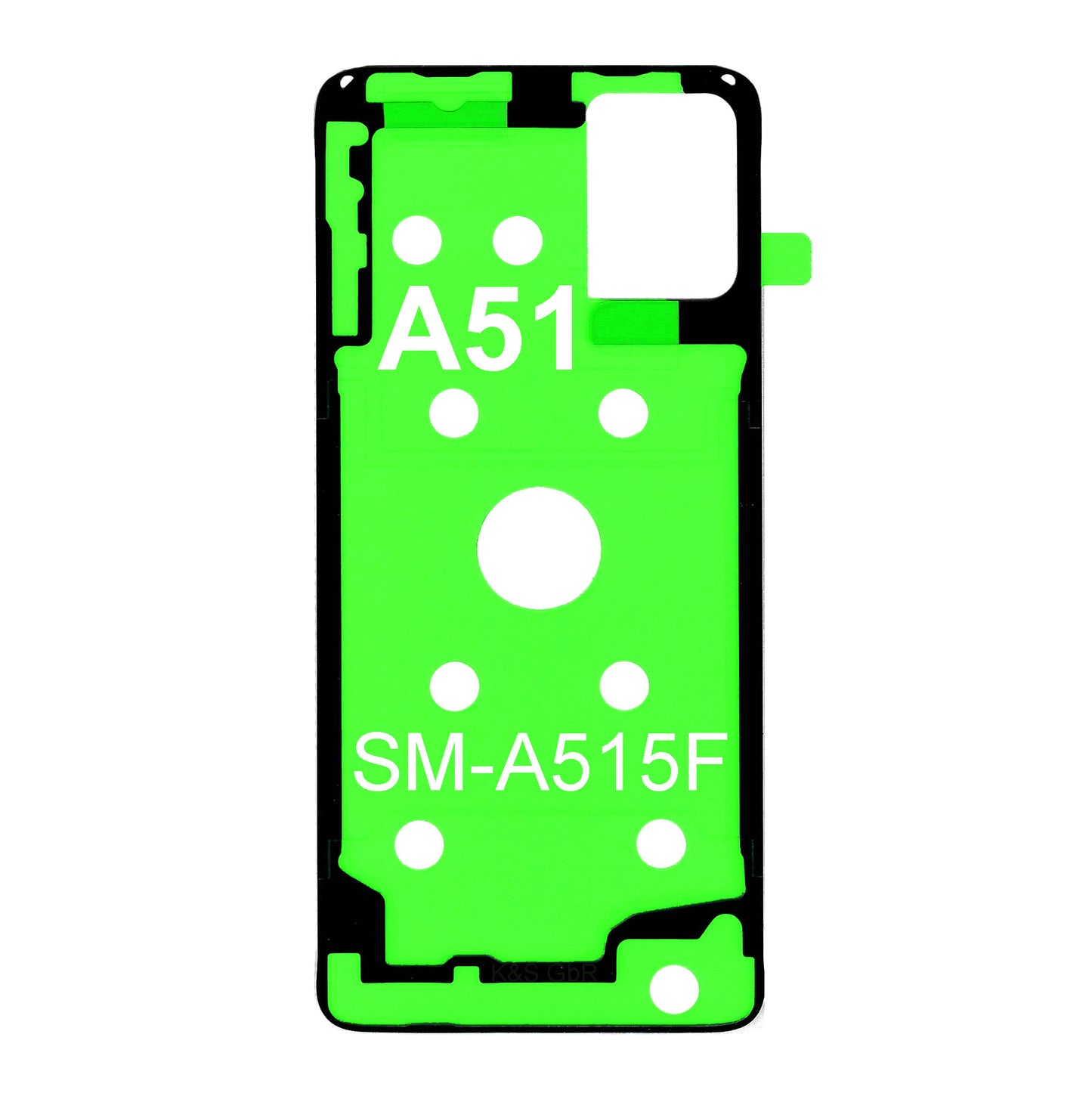 4x Rahmenkleber für das Samsung Galaxy A51 SM-515F, Klebepad, Adhesive Wasser Dichtung, im Dinngs Onlineshop entdecken und bestellen!
