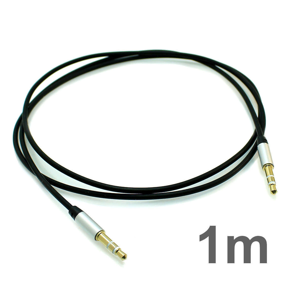 Mit diesem Set erhalten Sie zwei AUX-Audio-Kabel mit 3,5 mm Klinkenstecker in Schwarz. Die Kabel eignen sich zum Anschluss von MP3-Playern, iPhones, iPods und anderen Geräten mit einem 3,5-mm-Anschluss.